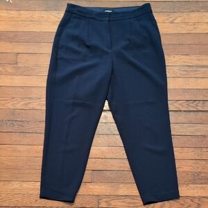 Express Women's Dark Purple Editor Super High-Rise Pants